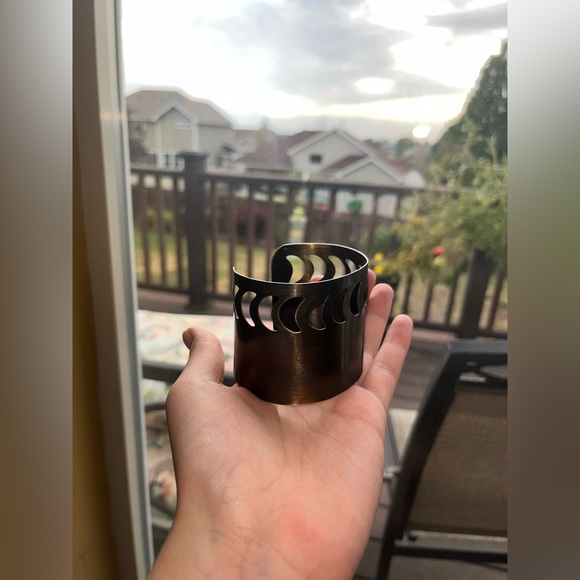 Earthbound Crescent Moon Bangle - Picture 3 of 6